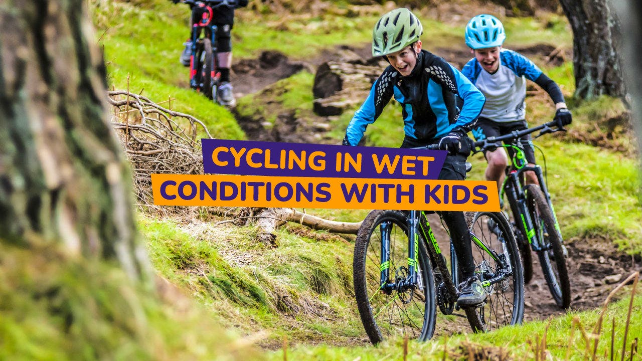 cycling in wet conditions with kids