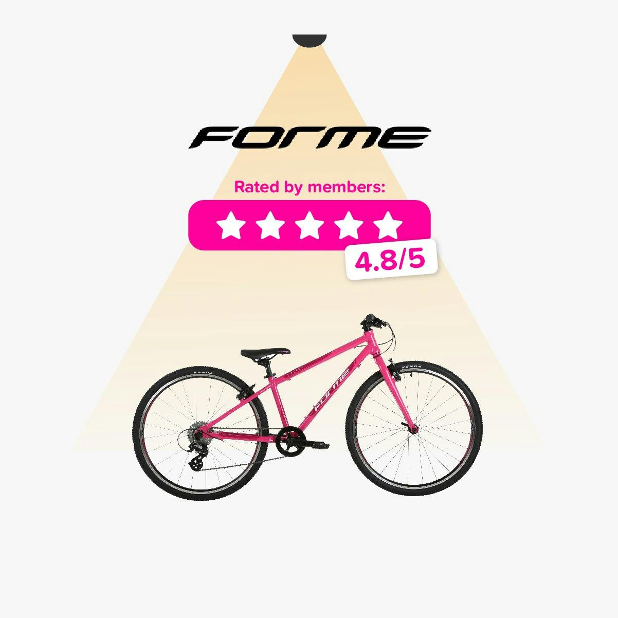 Forme Bikes Rated 4.8/5 By Our Members