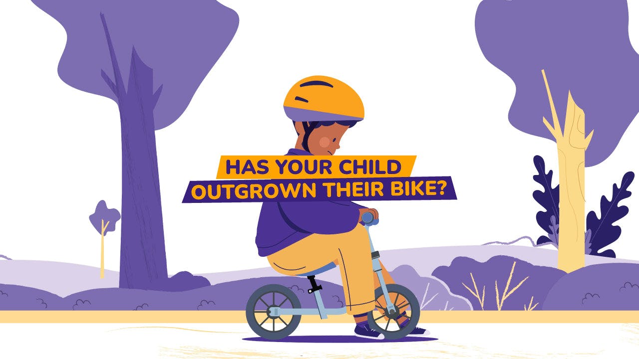 has your child outgrown their bike