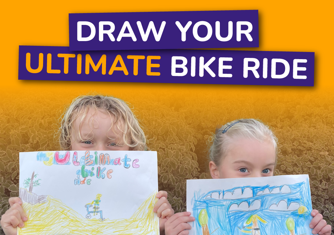 draw your ultimate bike ride heading