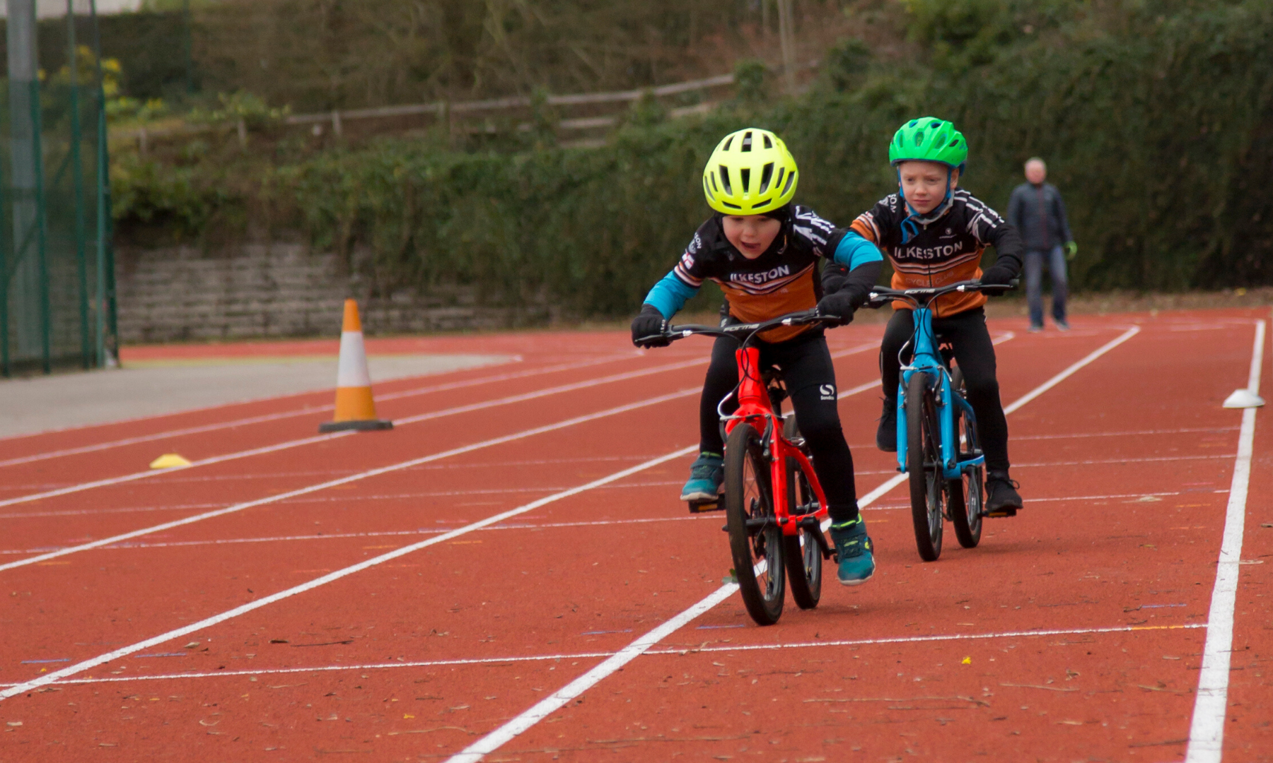 Kids Learning To Ride On Forme Bikes
