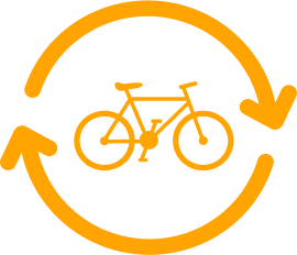 Exchange a bike icon